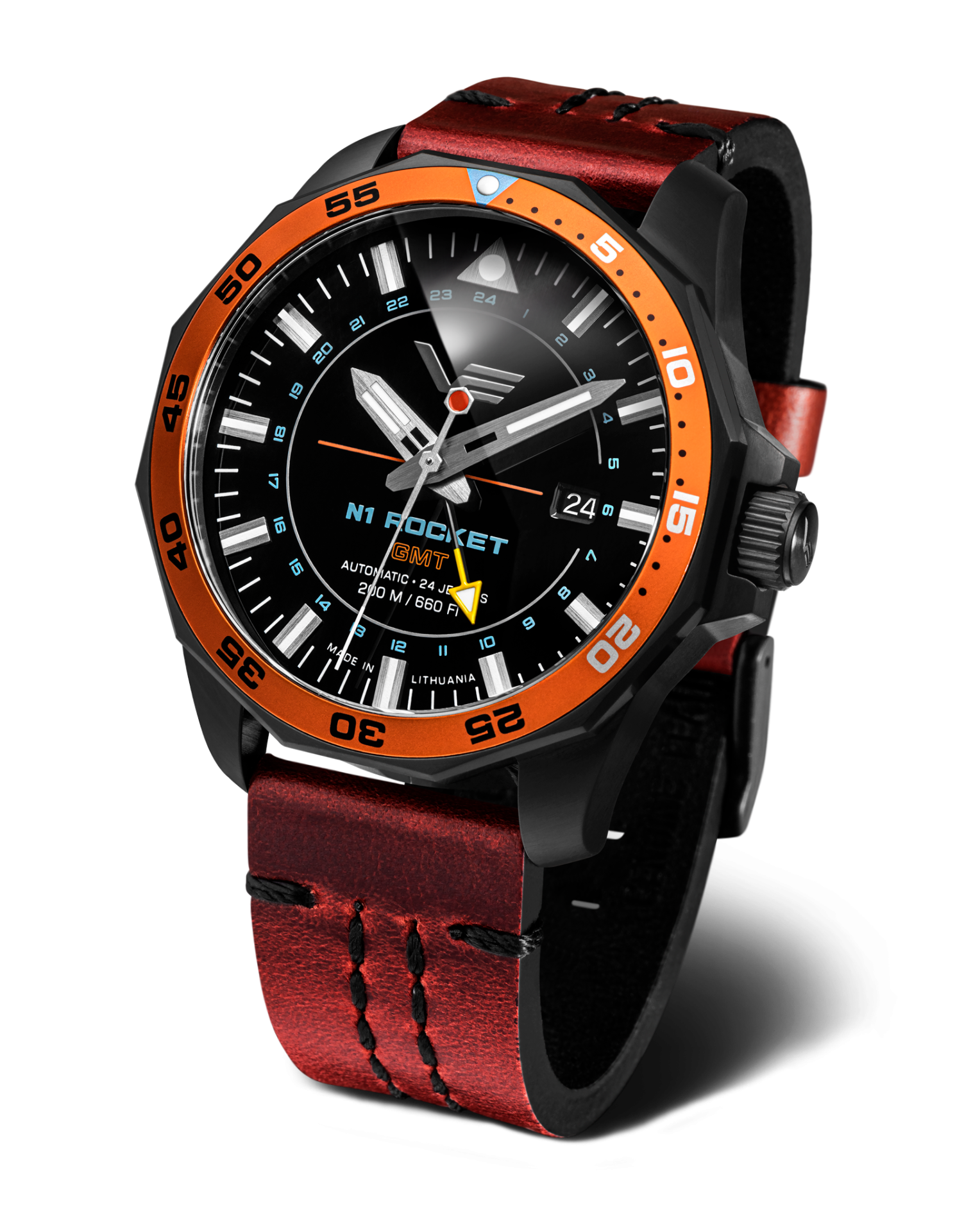 Vostok Europe N Rocket Automatic Gmt Nh C Vostokwatches